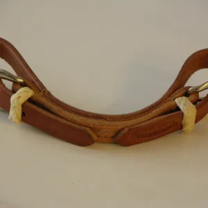 Buckaroo Harness Leather Curb Strap